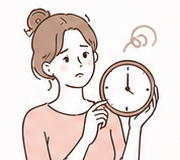 Instagram投稿に悩むイラスト