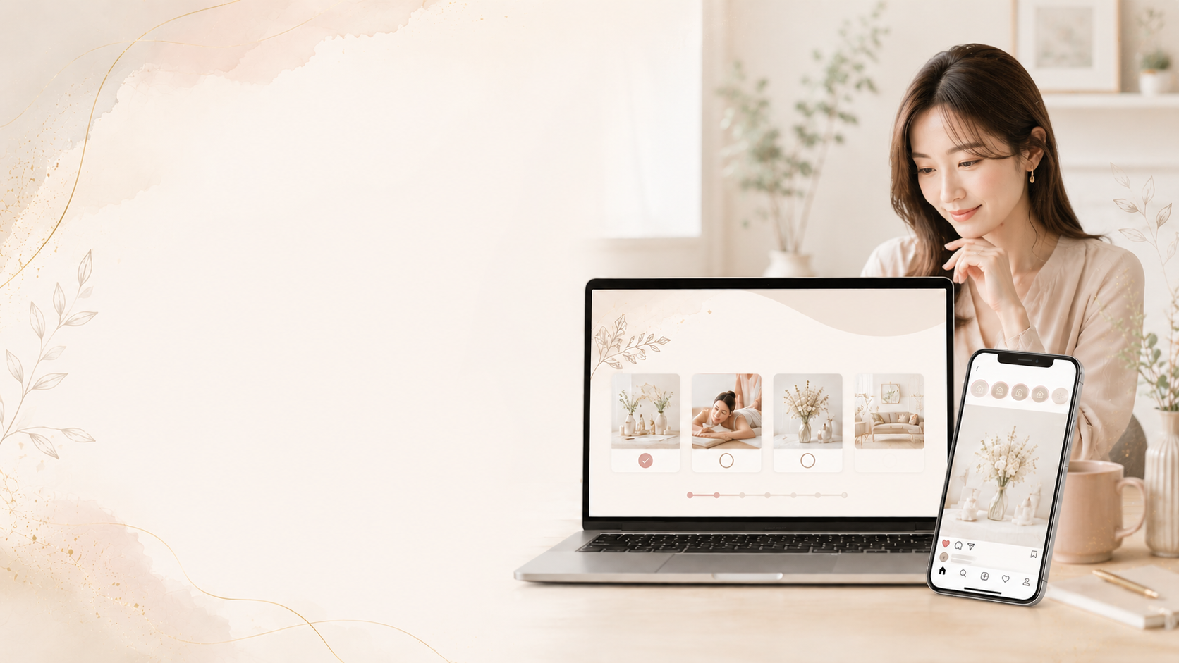 AI STUDIOのInstagram導線サイト制作